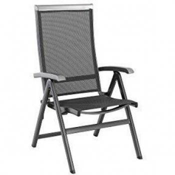 'MWH Luxus - Silla plegable Forios, antracita, UVP 129. de & # x20ac;