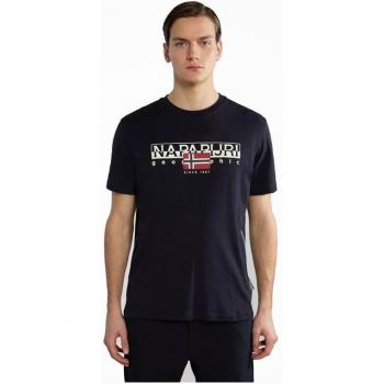 Camiseta Napapijri S-Aylmer Negro 041 Hombre
