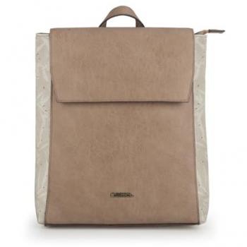 Mochila Gabol India Grande Resistente al Agua Color Camel 27x9x31 Cms