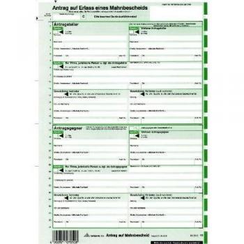 RNK - 705/10 Petición de requerimiento de pago - 10 piezas, neutral, SD, 21cmx24, de 2 hojas