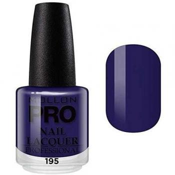 Esmalte de Uñas Endurecedor Mollon Pro 195 Azul Berilo 15 ml - Larga Duración y Secado Rápido