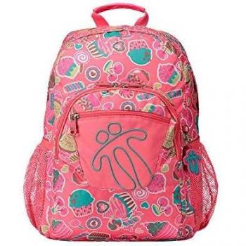 Mochila Escolar Adaptable a Carro Estampado Sweety - Acuareles