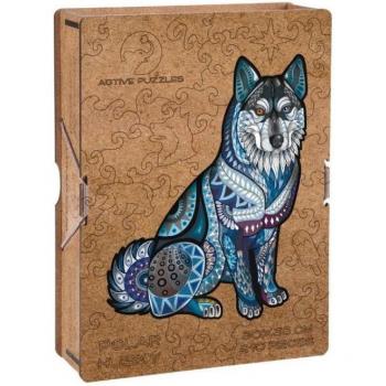 Active Puzzles - Puzzle de Madera Perro Husky 210 Piezas