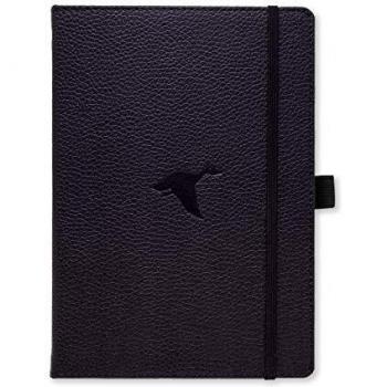 Dingbats A5+ Wildlife Black Duck Notebook - Graph