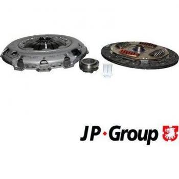 Kit de embrague JP GROUP 1130412810 - Clutch Kit completo que incluye disco de embrague, plato de presión y rodamiento; diseñado para vehículos específicos, garantizando un rendimiento óptimo y una instalación sencilla