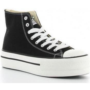 VICTORIA 1101 Zapatilla Bota Basket Plataforma Negro