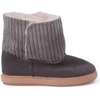 Botas de niña de pana y serraje con interior de borreguito