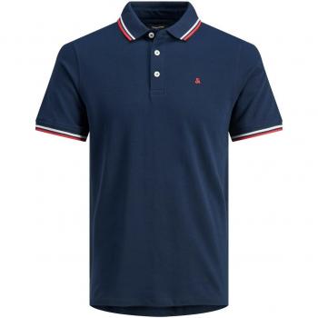 Jack & Jones Slim Fit Navy Blazer Polo Shirt Paulos