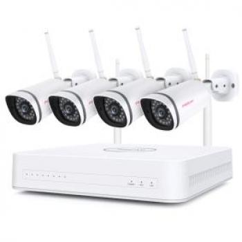 Sistema de cámaras de seguridad WiFi Full HD 2MP Foscam FN7108W-B4-1T