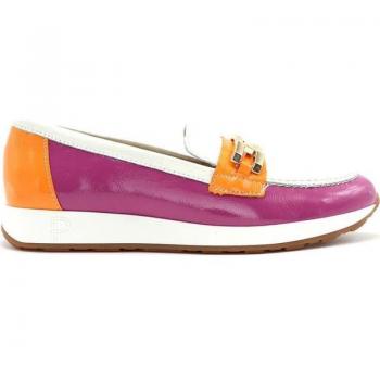 Mocasines para mujer PITILLOS 5675 fucsia de piel