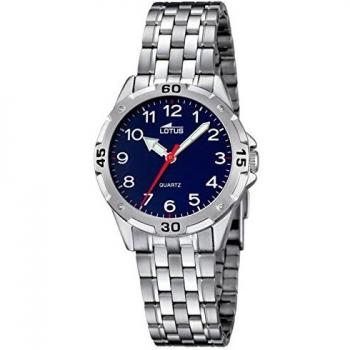 Lotus Reloj Unisex niños de Cuarzo analógico con Correa en Acero Inoxidable 18168/2