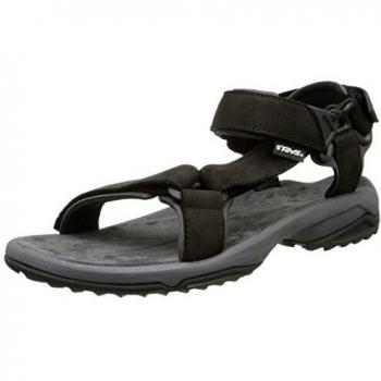 Teva Terra Fi Lite Leather M's, Sandalias de Senderismo para Hombre, Negro