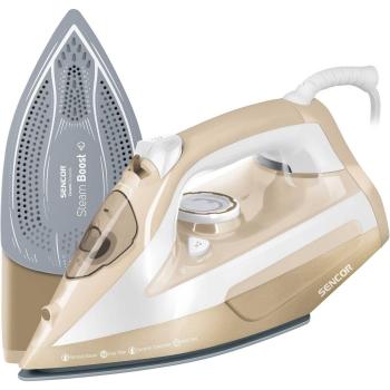 Plancha de vapor Sencor SSI 6110GD 2600W con placa de cerámica y vapor continuo