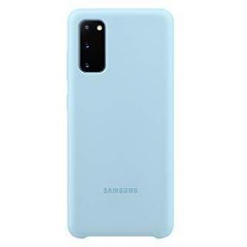 Samsung - Funda de silicona para Galaxy S20, azul claro