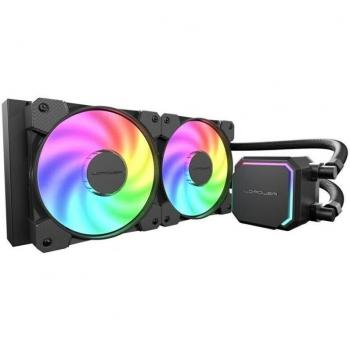 Kit de Refrigeración Líquida LC-Power LC-CC-240-B-ARGB para CPU, 240mm, Negro