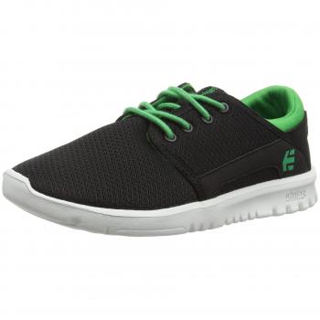 EtniesKIDS Scout - Zapatillas de Skateboard Niños-Niñas, Color Negro, Talla 36
