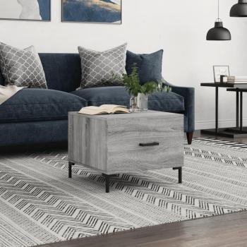 Mesa de centro vidaXL madera de ingeniería 50x50x40 cm Blanco, Negro, Blanco brillante Mesita de Salón o Comedor o Auxiliar Mesa de Café Meuble Salón; Mesa de centro vidaXL madera contrachapada