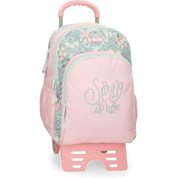 Mochila Spring is here dos compartimentos con carro