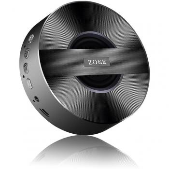 ZoeeTree A5 Altavoz Bluetooth Portatil 4.0, con audio HD y Enhanced Bass Mic Incorporado, Ranura para Tarjeta SD TF, Llamada Manos Libres, Textura Metálica