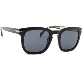 David Beckham DB 7076/S Sunglasses, Male, Black, Size: 50 MM