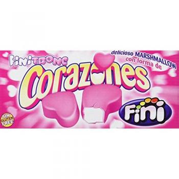 Corazones de Nube con Chocolate Sabor Fresa - 75 Unidades