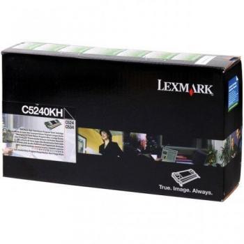 Cartucho de tóner original Lexmark C5240KH en color negro, ideal para impresoras Lexmark - ¡Cómpralo ahora!