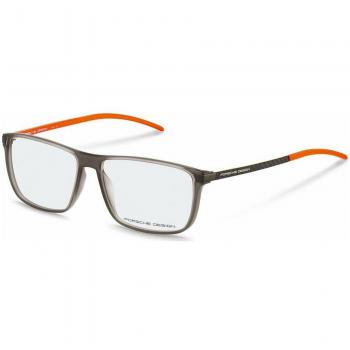 Porsche Design P8327E Men's Eyeglasses Grey Frame 56mm - Blue Light Blocking
