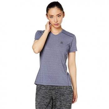 Salomon XA tee T-Shirt, Mujer, Lilac Gray, XL
