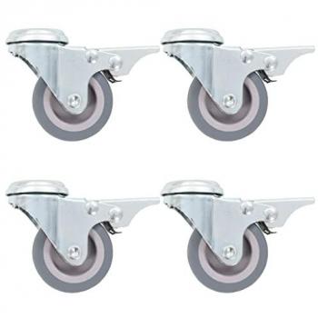 Ruedas giratorias con agujero pasador 24 unidades 50 mm