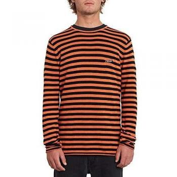 Volcom Beamer Sweater Sudadera, Hombre, Burnt Orange, M
