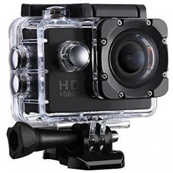 Cámara Deportiva de VicTsing, 1080p 12MP Impermeable,Sumergible Hasta 30m con Multiples Accesorios