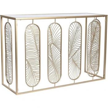 Consola Home ESPRIT Dorado Espejo 120 x 40 x 80 cm