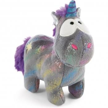 Peluche NICI Unicornio Star Bringer de 13 cm, suave y tierno, con detalles brillantes, diseño colorido y ojos bordados