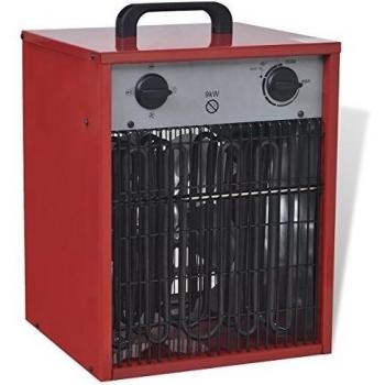 vidaXL Calentador industrial eléctrico y portátil, 9 kW 300 m³/h