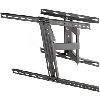 Vivanco BFMO 6060 Soporte Inclinado Giratorio Articulado para Pared TV/Monitor/LED hasta 65 Pulgadas, hasta 45 Kg, Distancia Pared hasta 430 mm VESA hasta 600 x 400 mm, Negro
