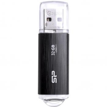Silicon Power Blaze B02 32GB USB 3.2 Flash Drive - Black