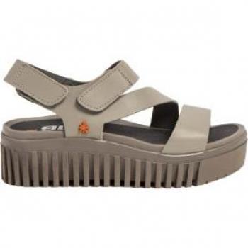 Sandalias de cuña Art 1573 Nappa Sesame/Brighton beige para mujer