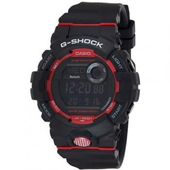 Casio Reloj Digital para Hombre de Cuarzo con Correa en Resina GBD-800-1ER, Negro/Rojo