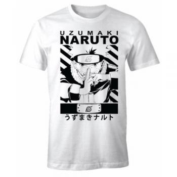 Camiseta Naruto Blanca Talla XXL