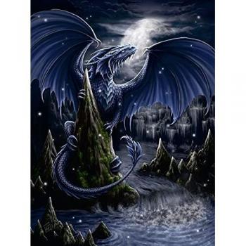 Puzzle 1500 Piezas El Dragón Azul Oscuro