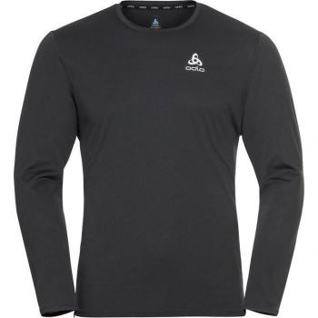 Camiseta de running Odlo Zeroweight Chill-Tec Crew Neck para hombres - Negro