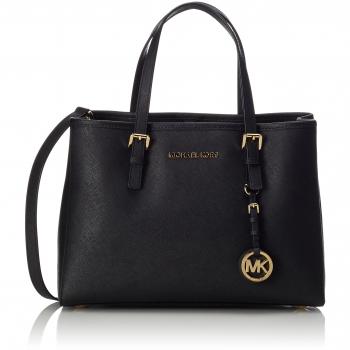 Michael Kors Jet Set Travel, Bolso Totes para Mujer, Negro