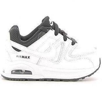 Nike Air Max Command Flex Ltr TD, Zapatos de Primeros Pasos para Bebés, Blanco