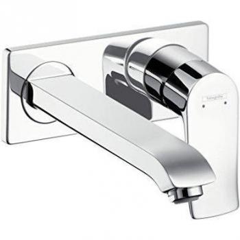 Hansgrohe 31085000 Metris grifo de lavabo empotrado, caño 165mm, cromo
