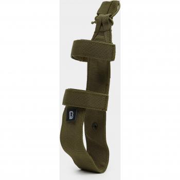 Brandit Molle Flex Large Olive Bottle Holder - Green - Onesize - 80% Polyester, 20% Elastane, Canvas