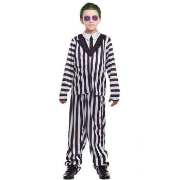 Disfraz de Fantasma a Rayas para niño