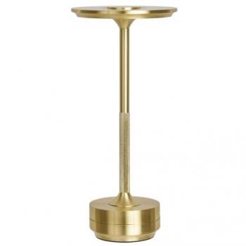 Lámpara de Mesa Lyneham - Aluminio y Latón - 13x13x28,5 cm