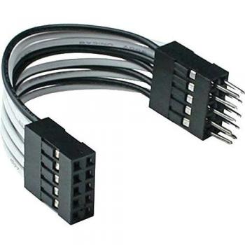Cable USB 2.0 Interno InLine de 0,05m con Conectores de 5 Pines (Gris)