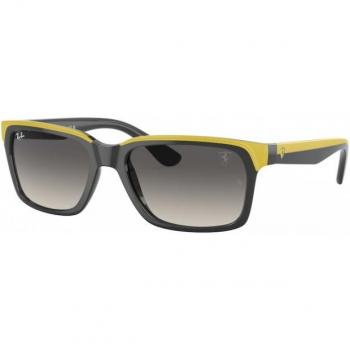 Ray-Ban RB4393M F62411 Unisex Square Grey Sunglasses