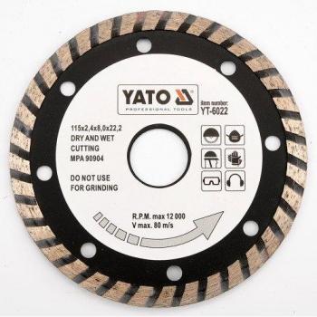 Yato YT-6024 - Disco de diamante Turbo 180 mm Yato